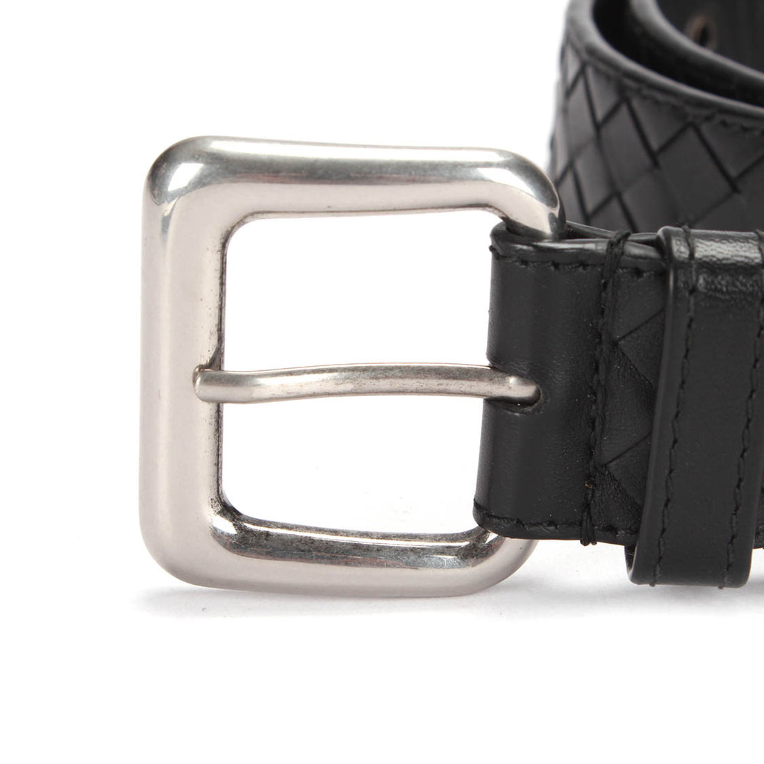 Intrecciato Leather Belt