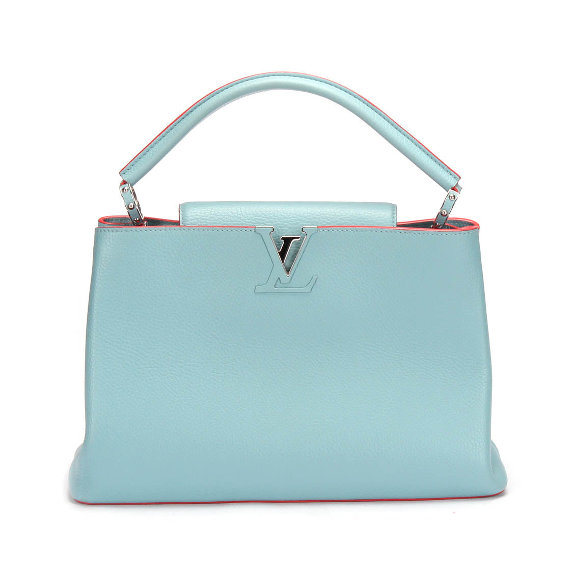 Louis Vuitton, Bags, Louisvuitton2way Bag Capucines Bb Taurillon Leather  Turquoise