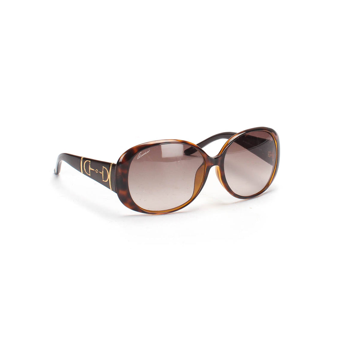 Horsebit Round Tinted Sunglasses