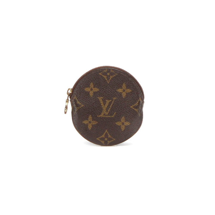 Monogram Round Coin Purse