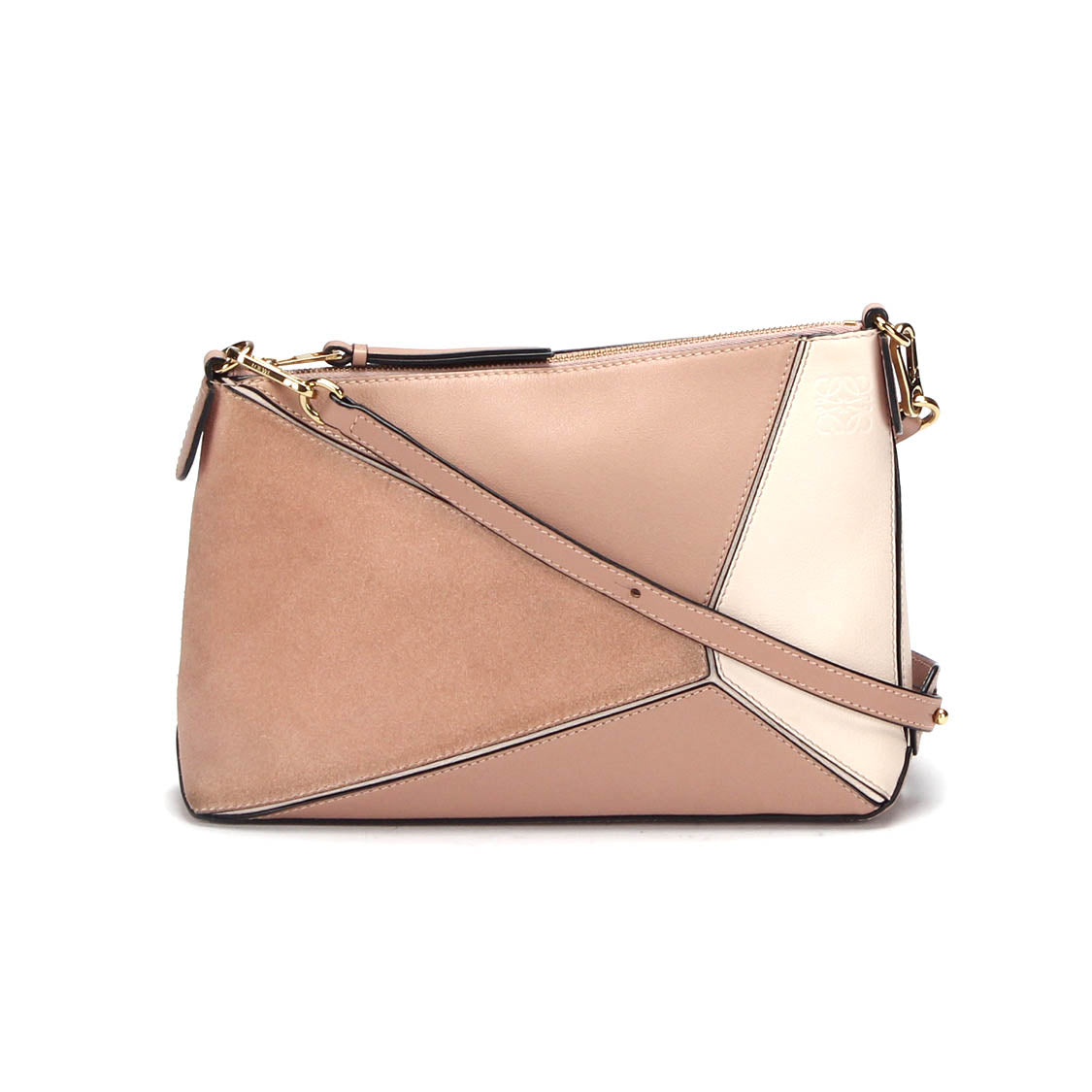Puzzle Leather Crossbody Bag