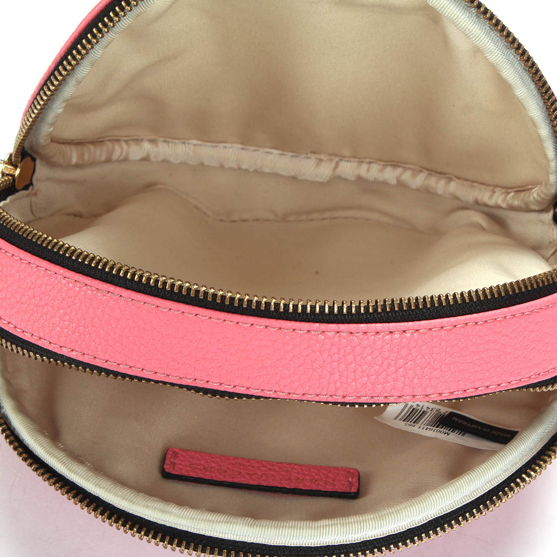 Round Leather Crossbody Bag