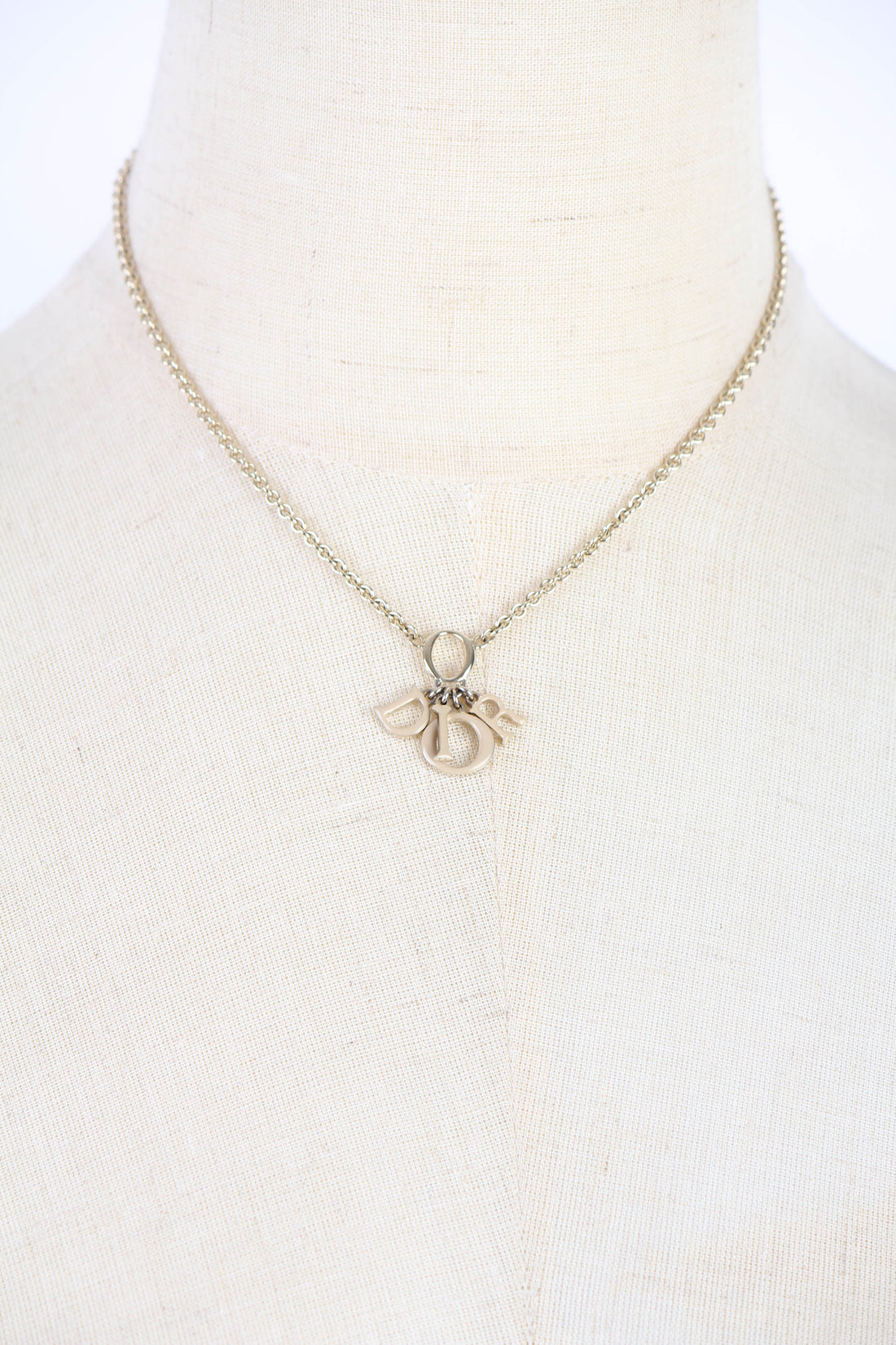 Logo Charm Chain Necklace