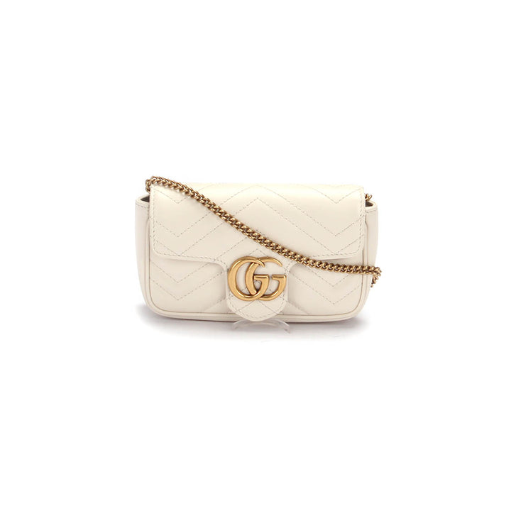 Super Mini GG Marmont Matelasse Crossbody Bag 476433