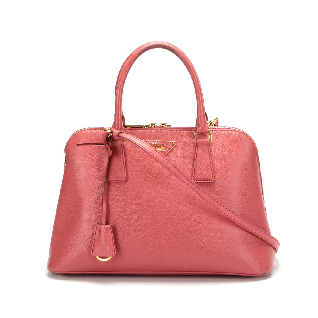 Saffiano Dome Shoulder Bag