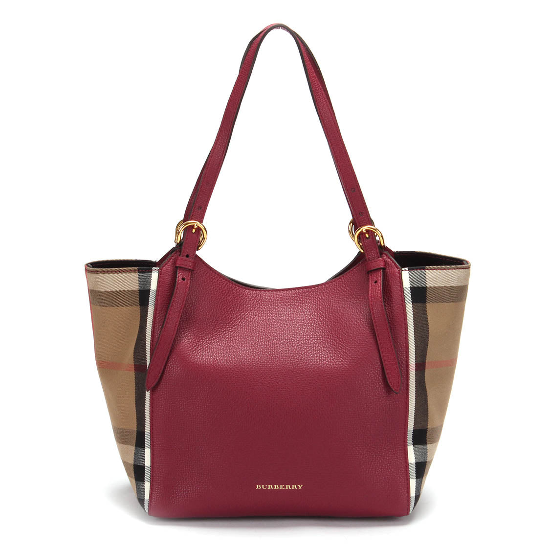 House Check Derby Leather Canterbury Tote