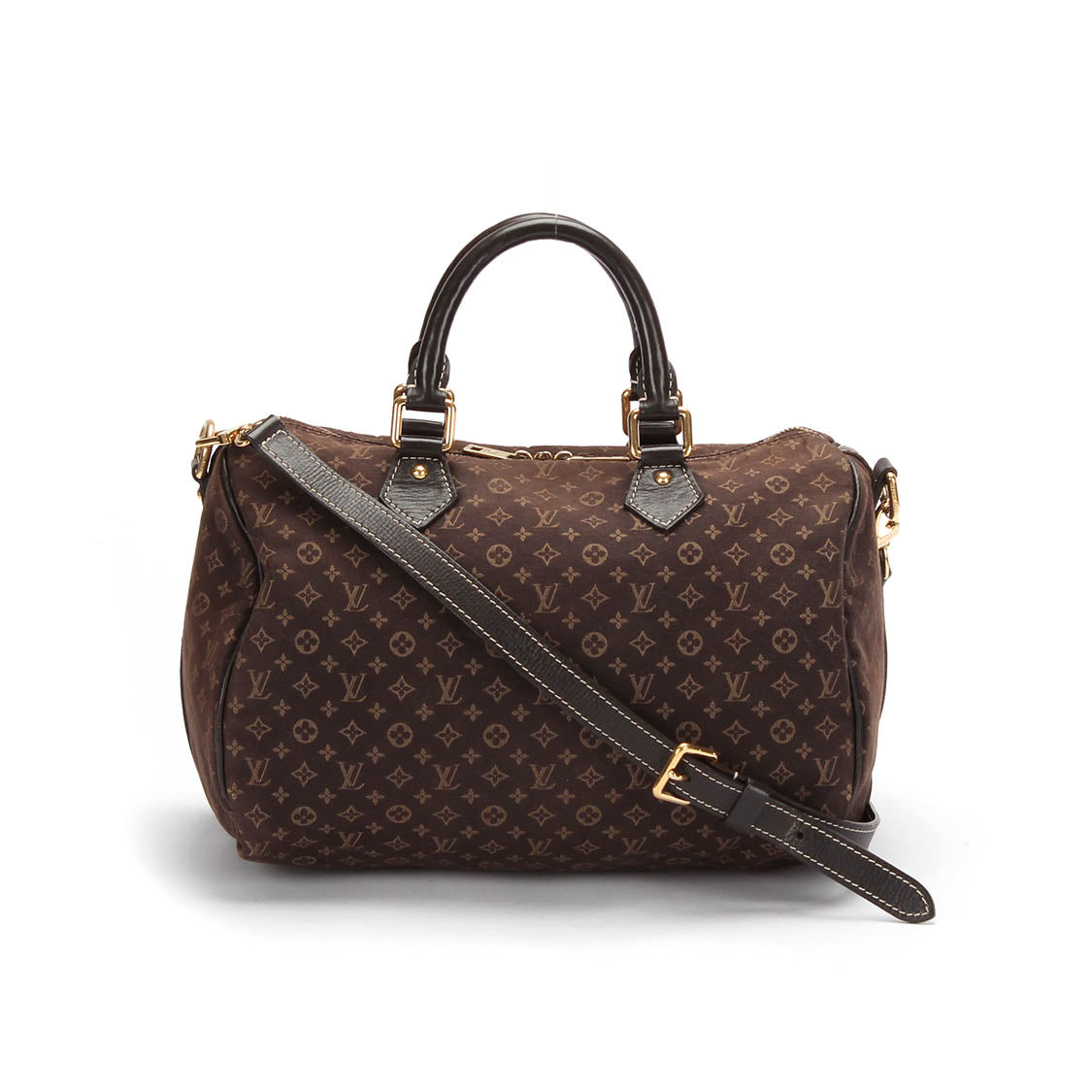 Louis Vuitton Monogram Mini Lin Speedy Bandouliere 30 Hand Bag