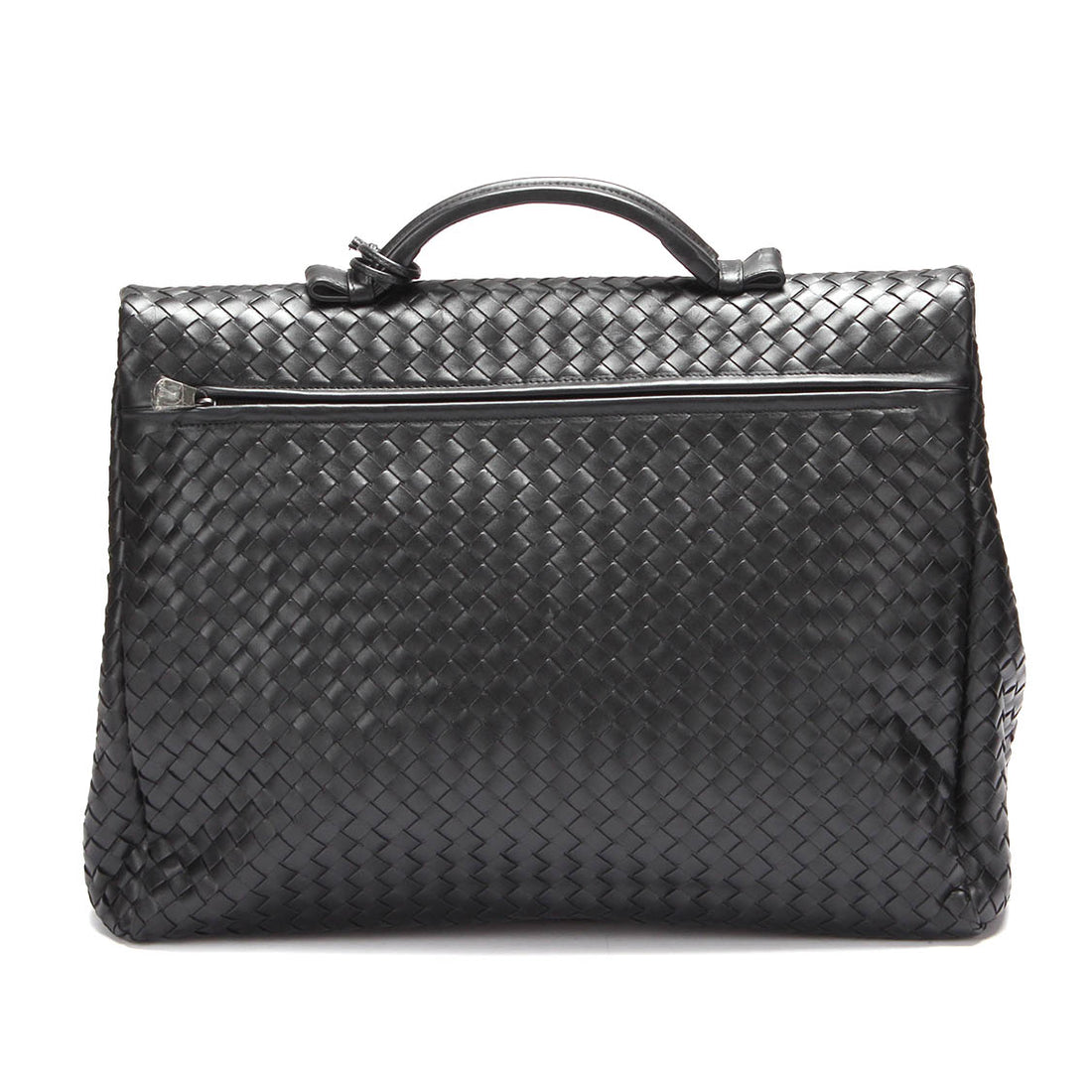 Intrecciato Leather Briefcase