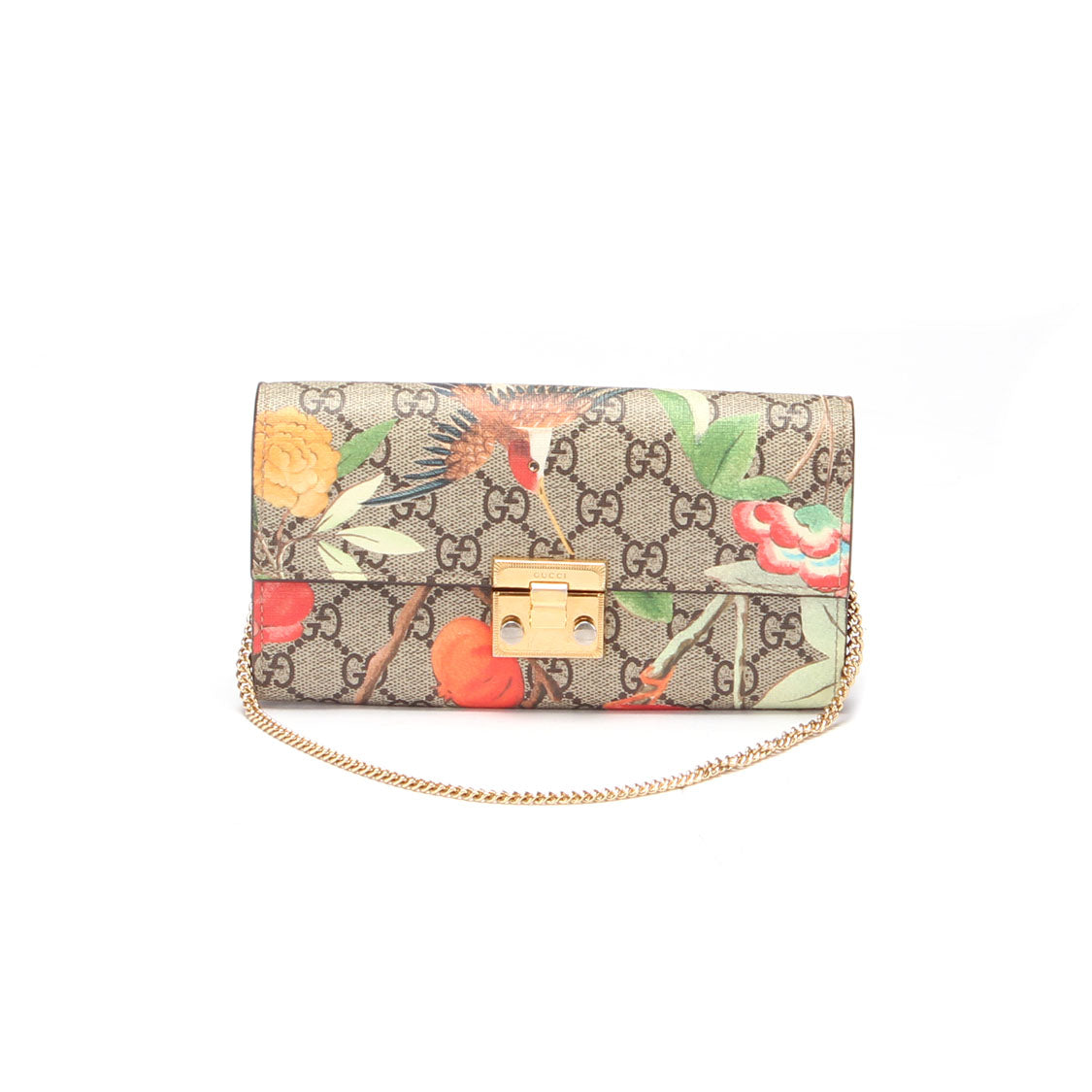 Gucci GG Supreme Tian Wallet On Chain Bag, Gucci Handbags