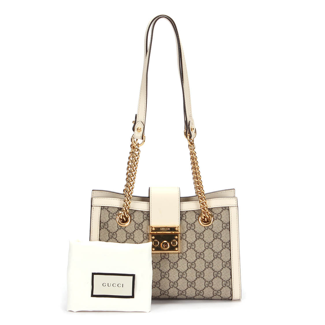 Small GG Supreme Padlock Shoulder Bag 498156