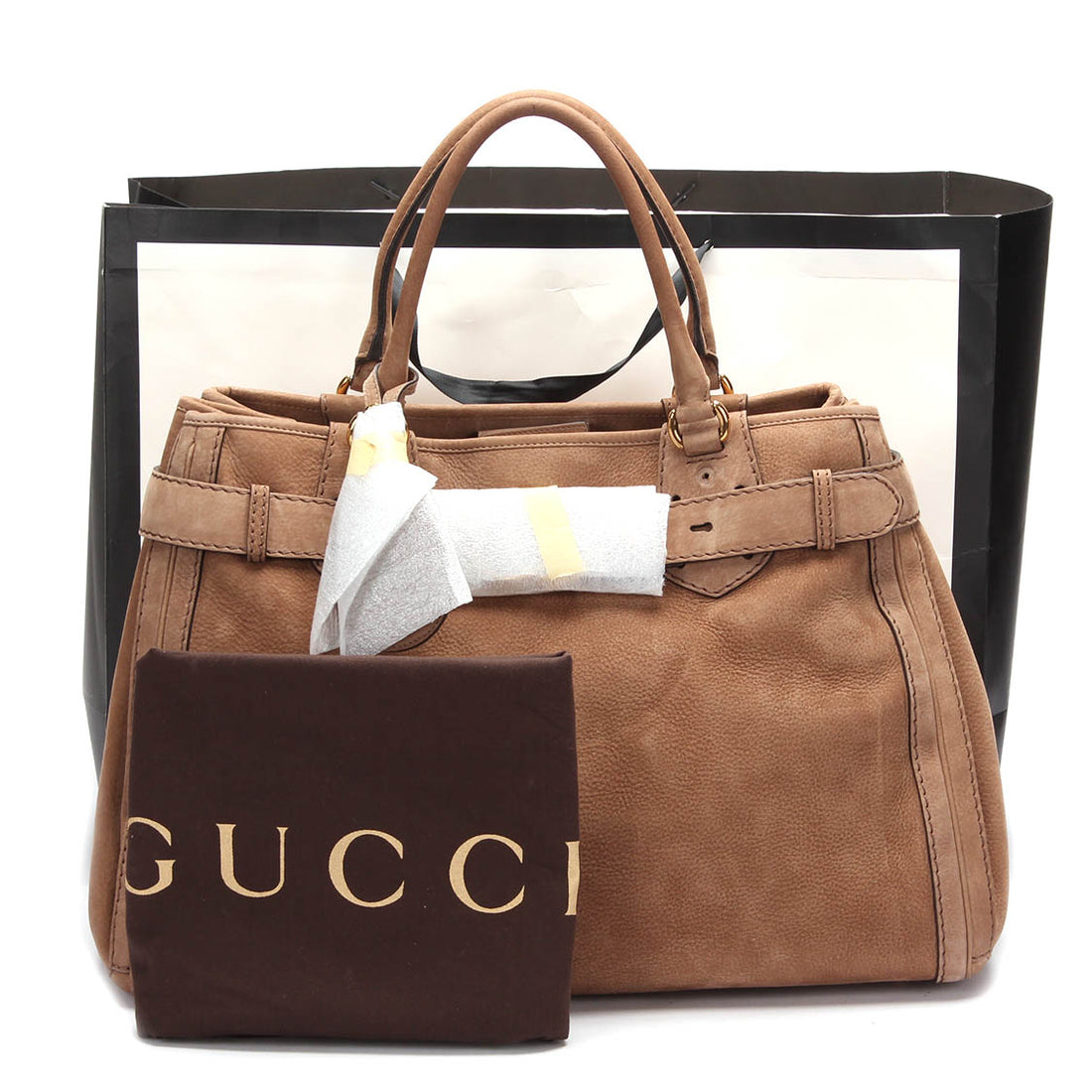 Suede Leather Running Tote Bag 247179