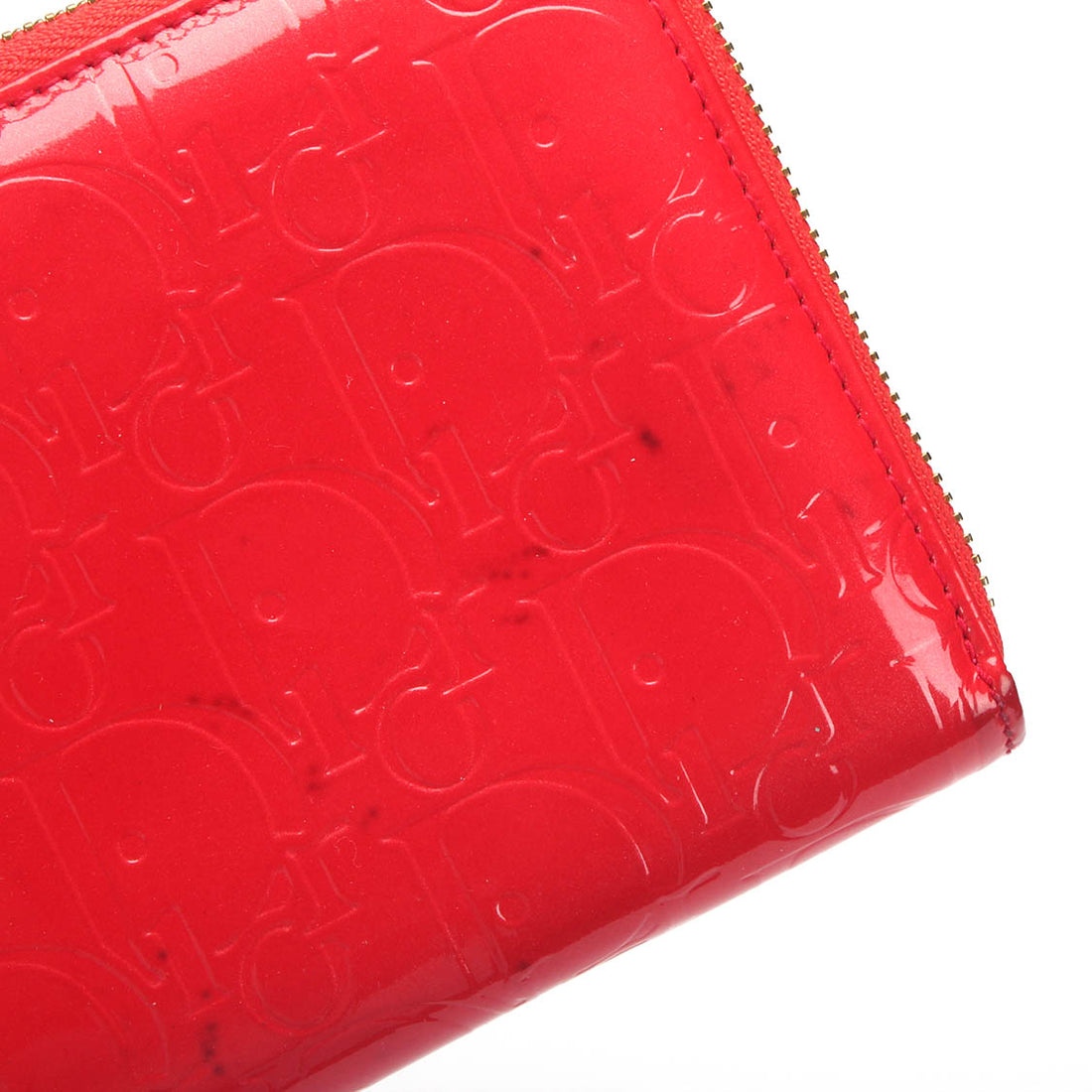 Dior Oblique Patent Leather Long Wallet