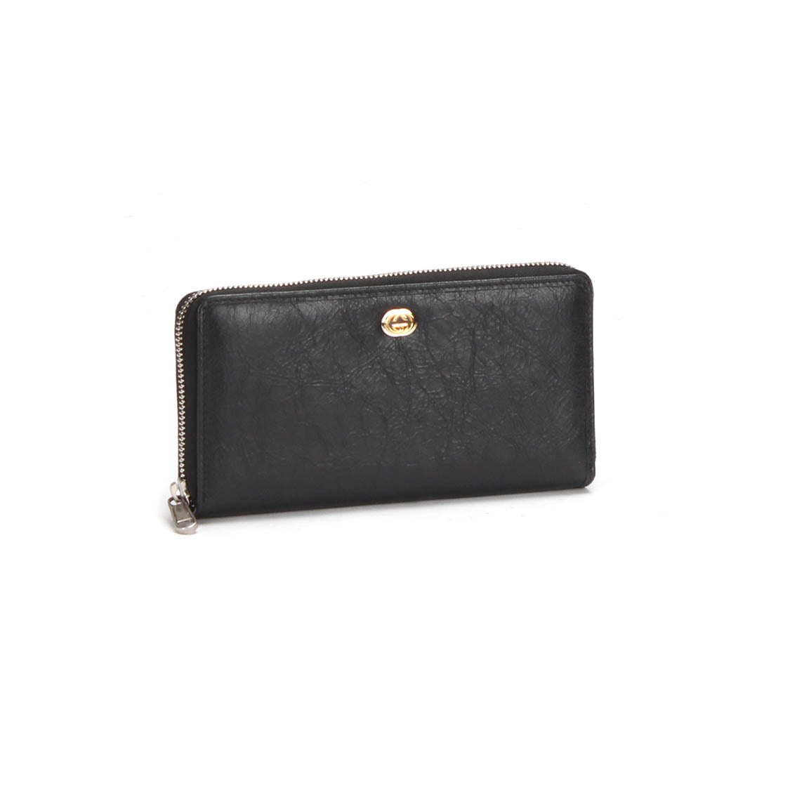 Interlocking G Leather Long Wallet 575988