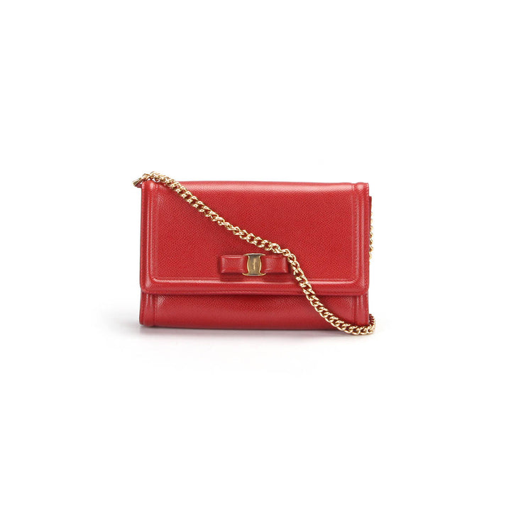 Vara Bow Leather Crossbody Bag