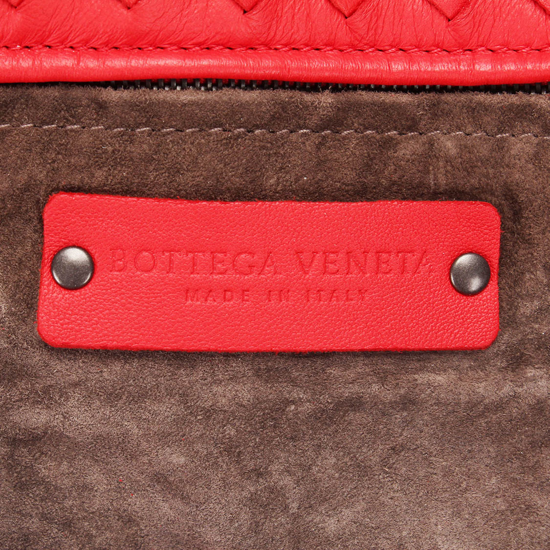 Intrecciato Leather Shoulder Bag