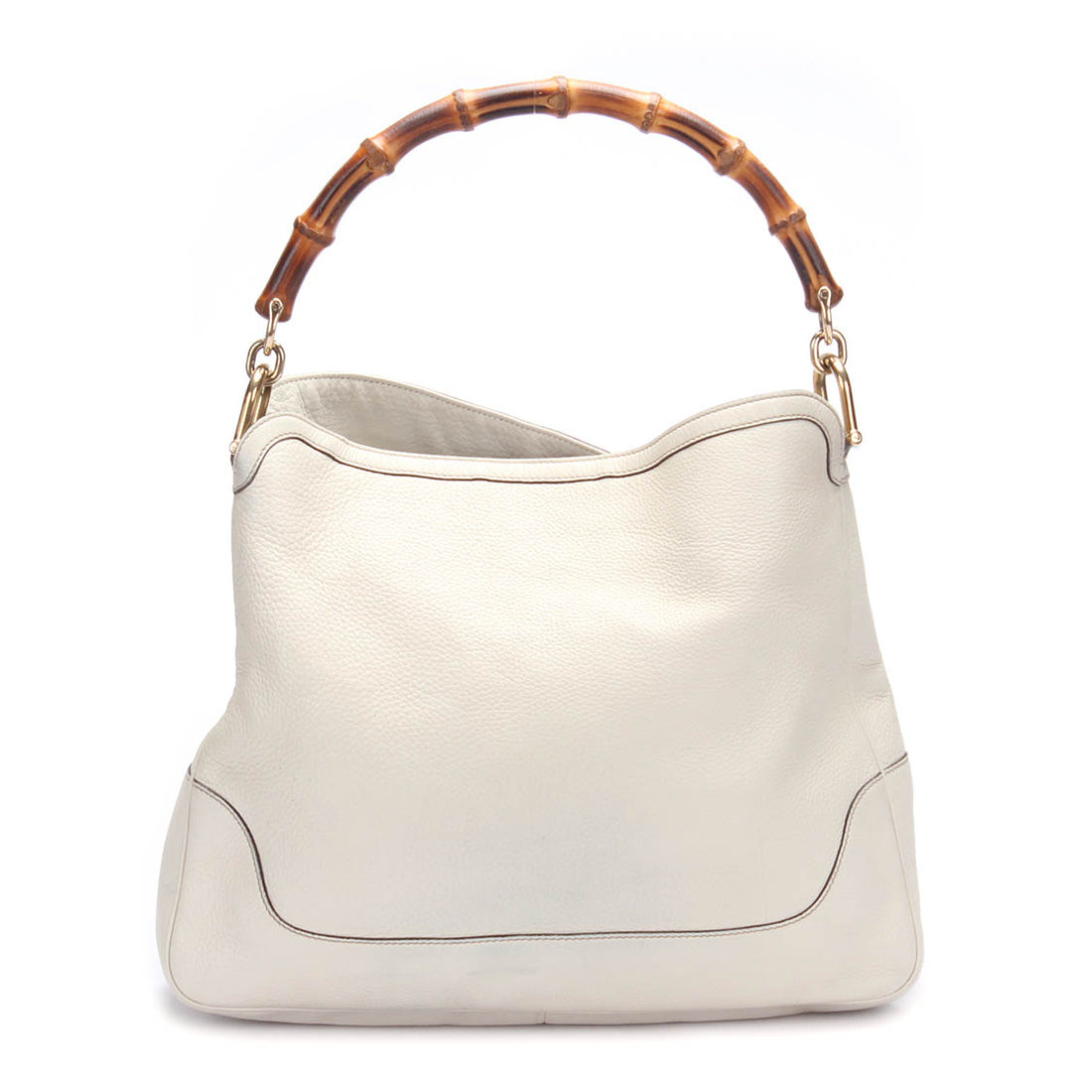 Bamboo Leather Shoulder Bag 282315