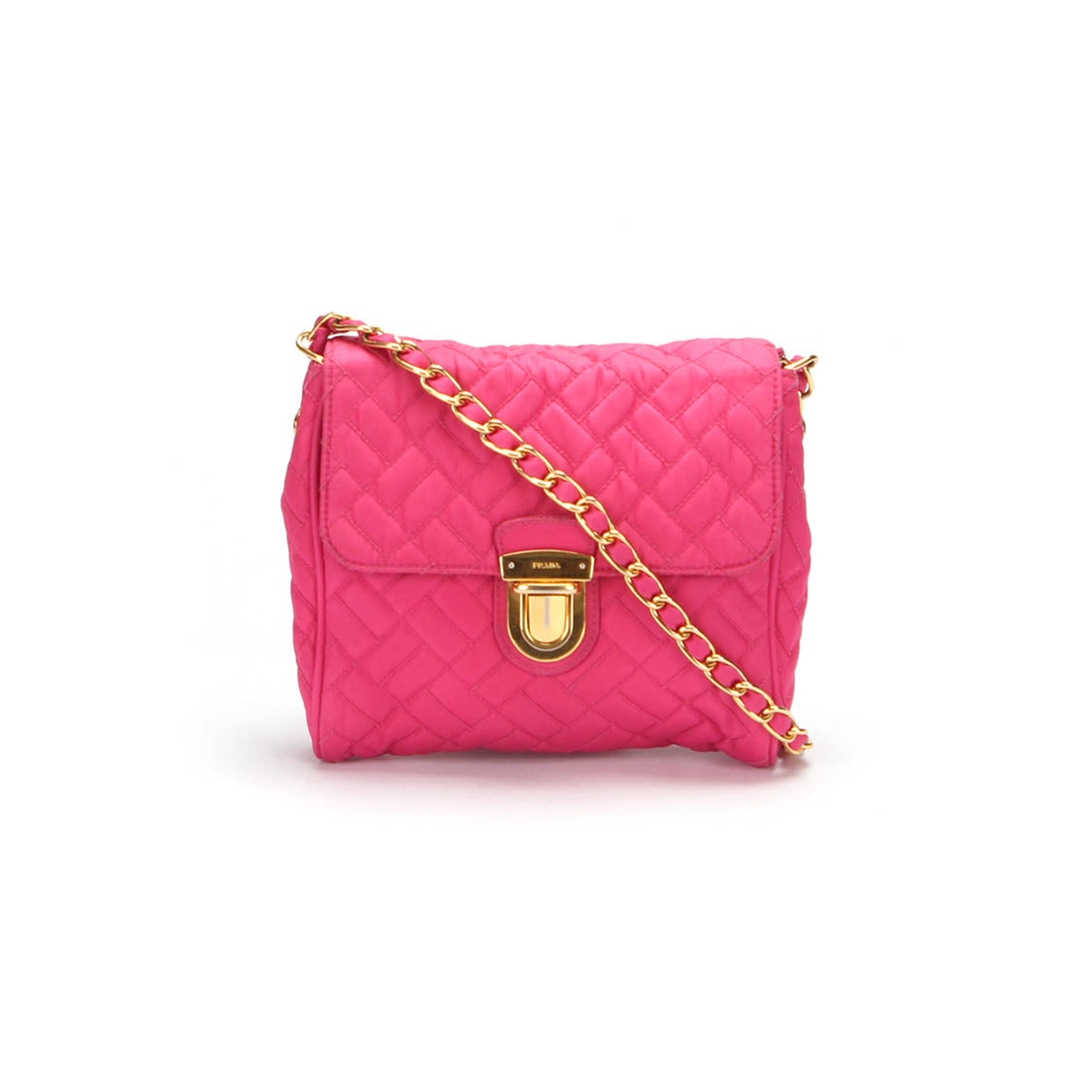 Quilted Tessuto Crossbody Bag