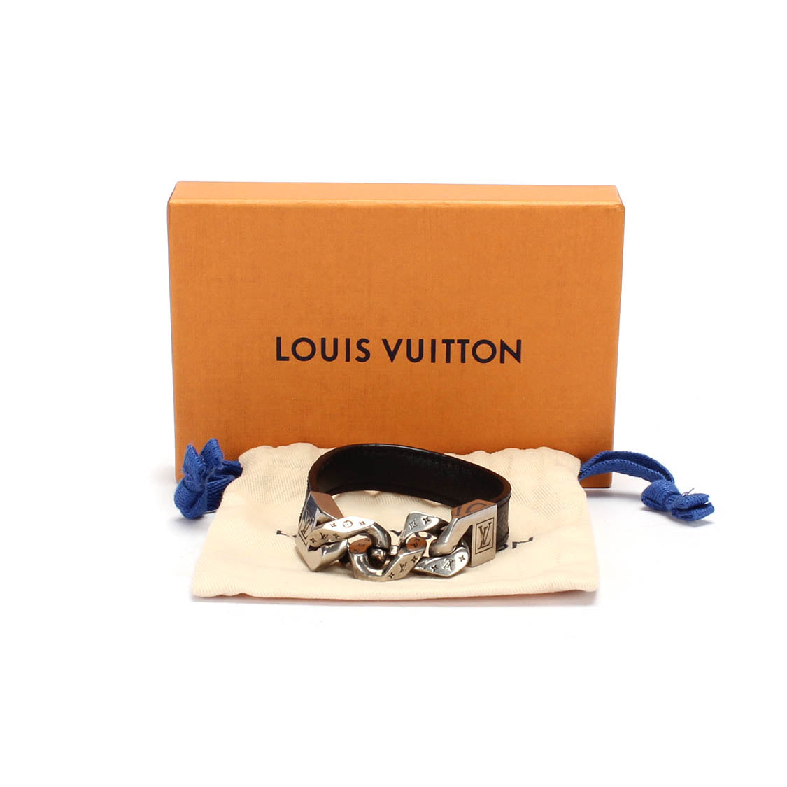 Louis Vuitton Monochain Reverso Bracelet Monogram Eclipse Black