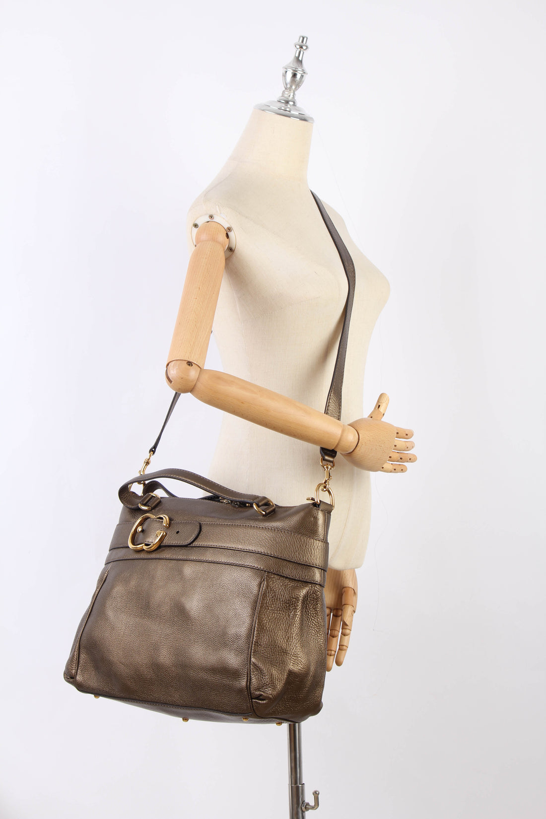 Medium Ride Leather Top Handle Bag 269963