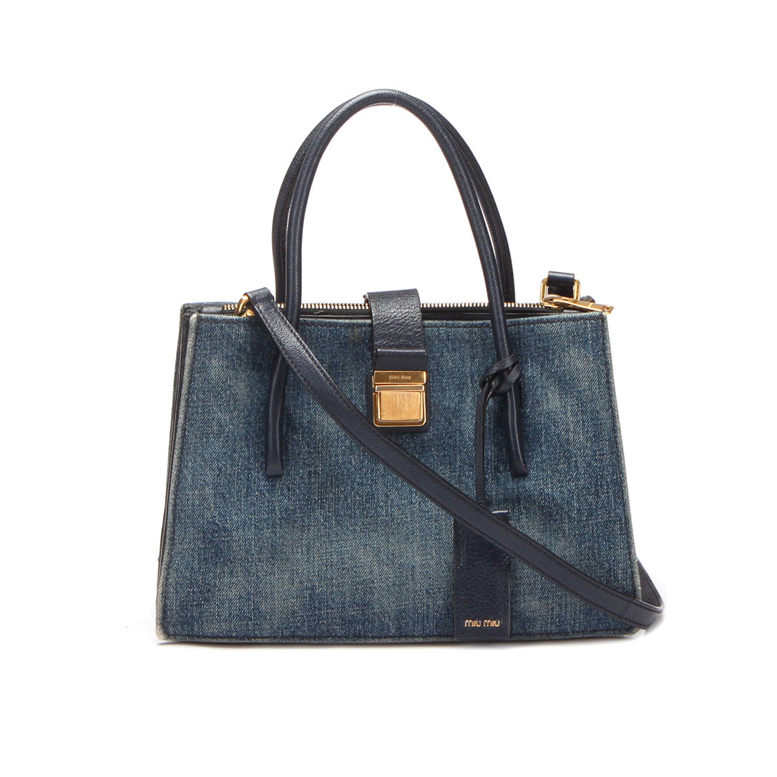 Madras Denim Handbag