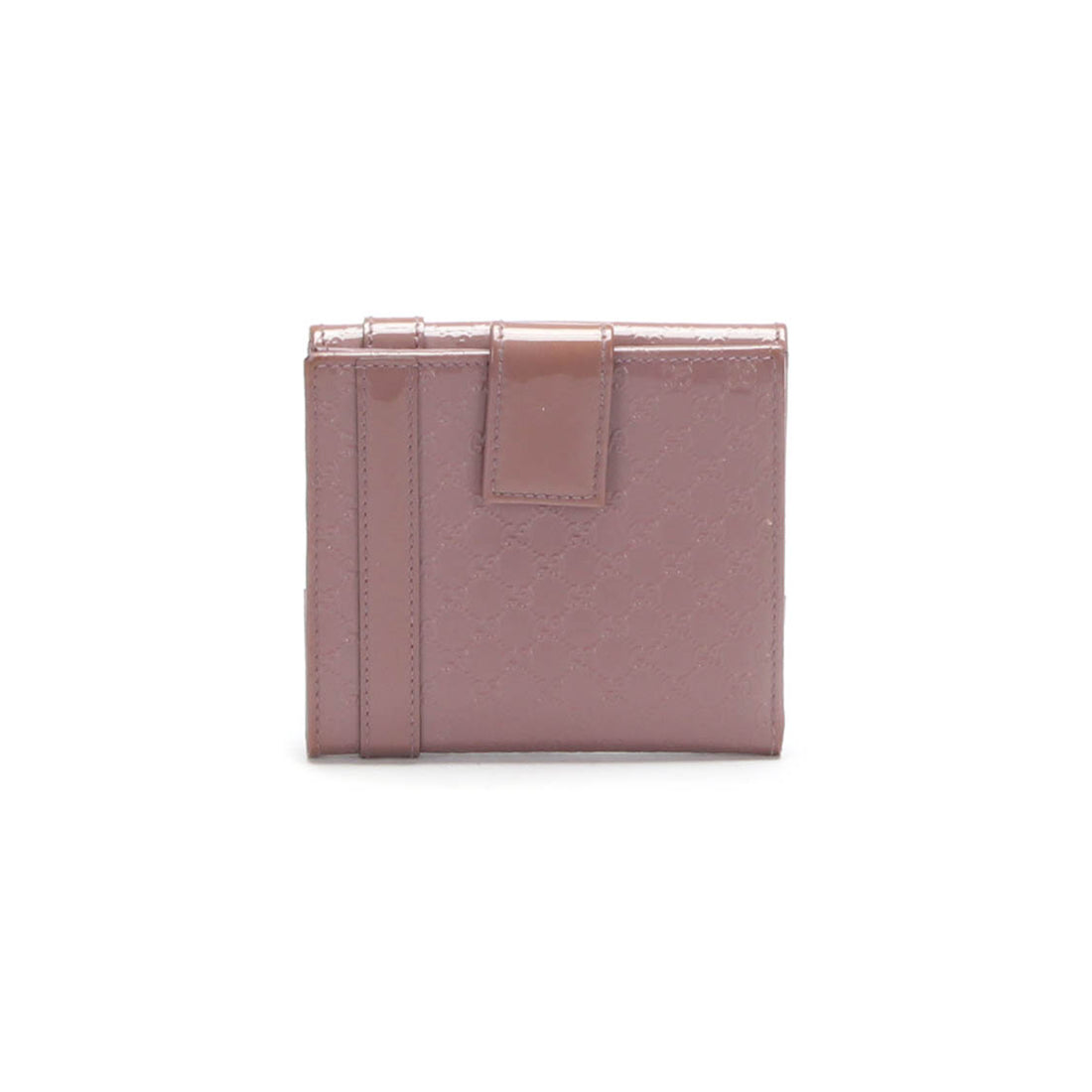 Microguccissima Patent Flap Wallet