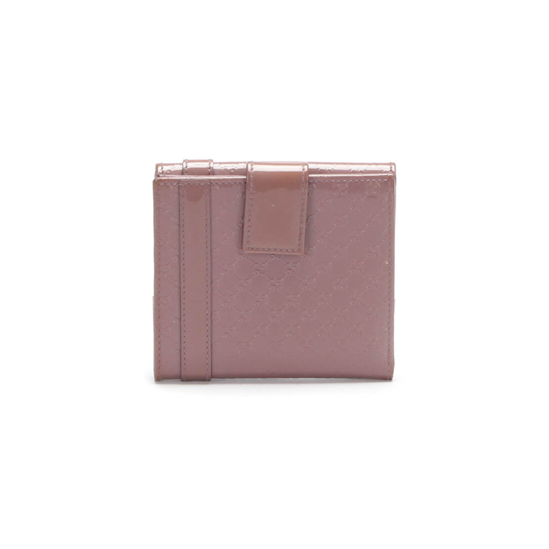 Microguccissima Patent Flap Wallet