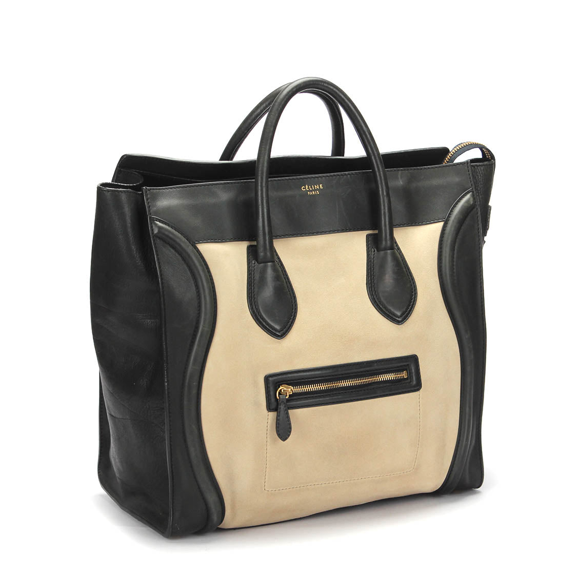 Large Leather Luggage Tote