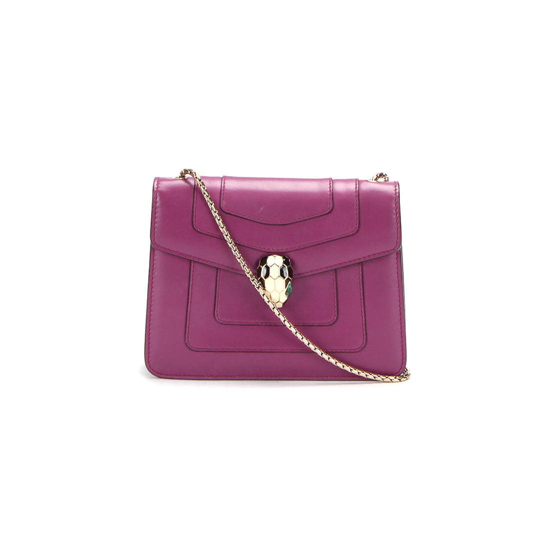 Serpenti Forever Leather Crossbody Bag