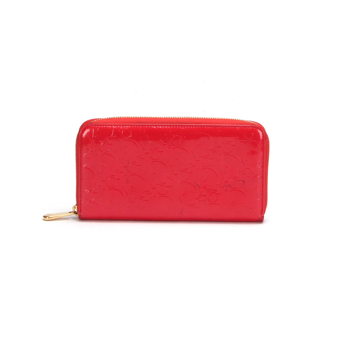 Dior Oblique Patent Leather Long Wallet