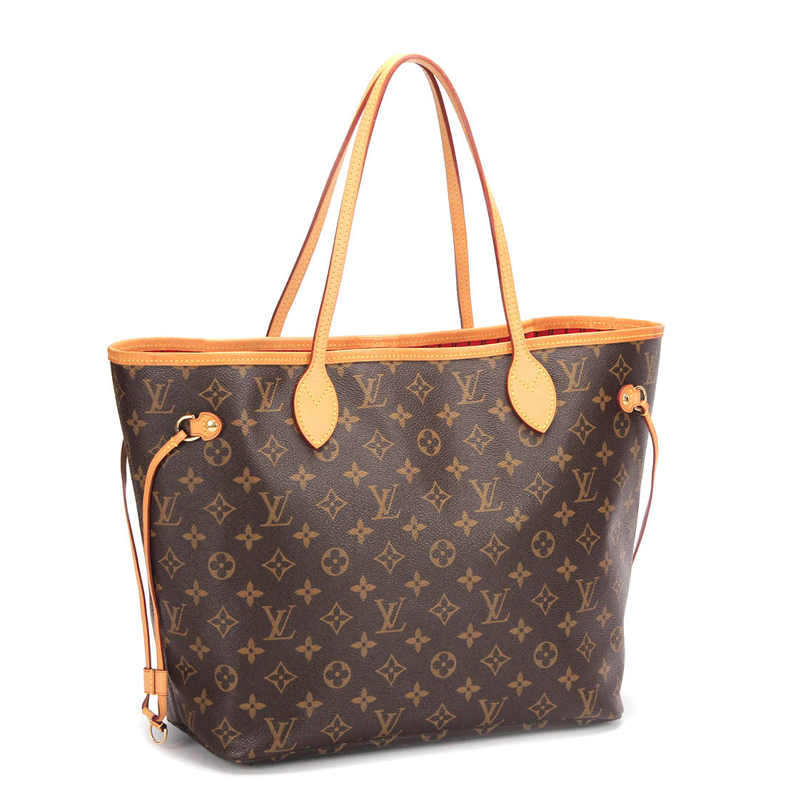 Louis Vuitton Monogram Neverfull MM with Pouch Canvas Tote Bag M41177 in Excellent condition