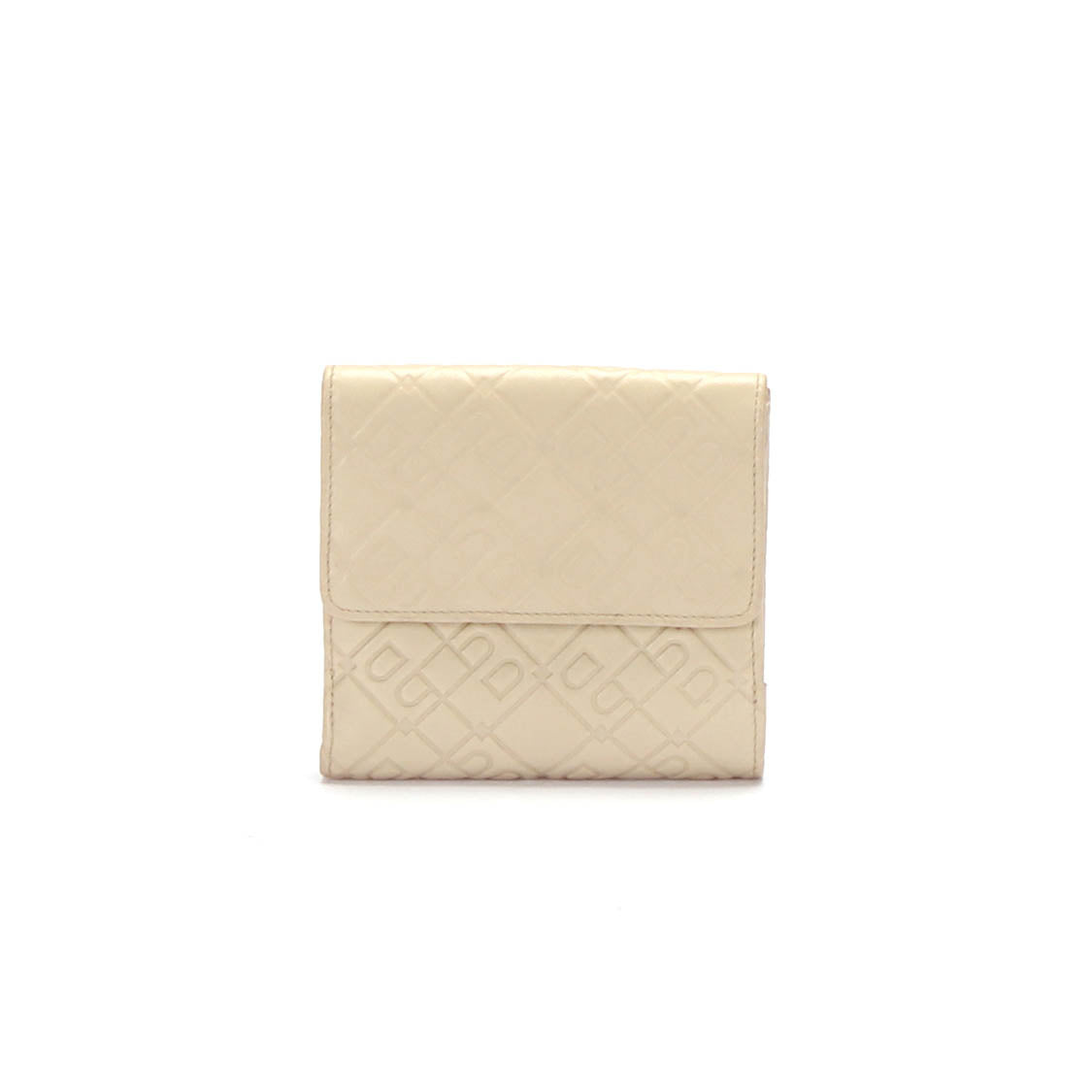Embossed Leather Small Wallet