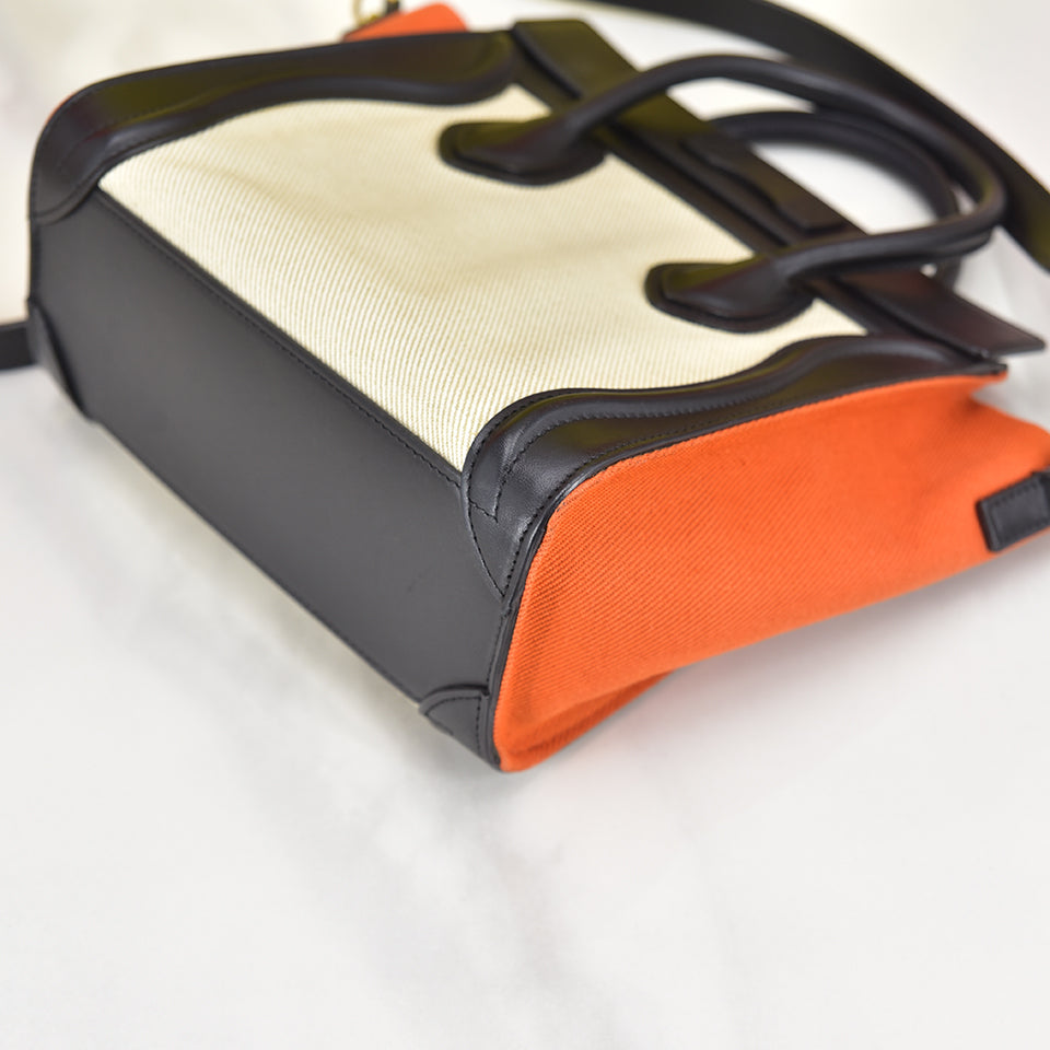 Tricolor Nano Luggage Tote