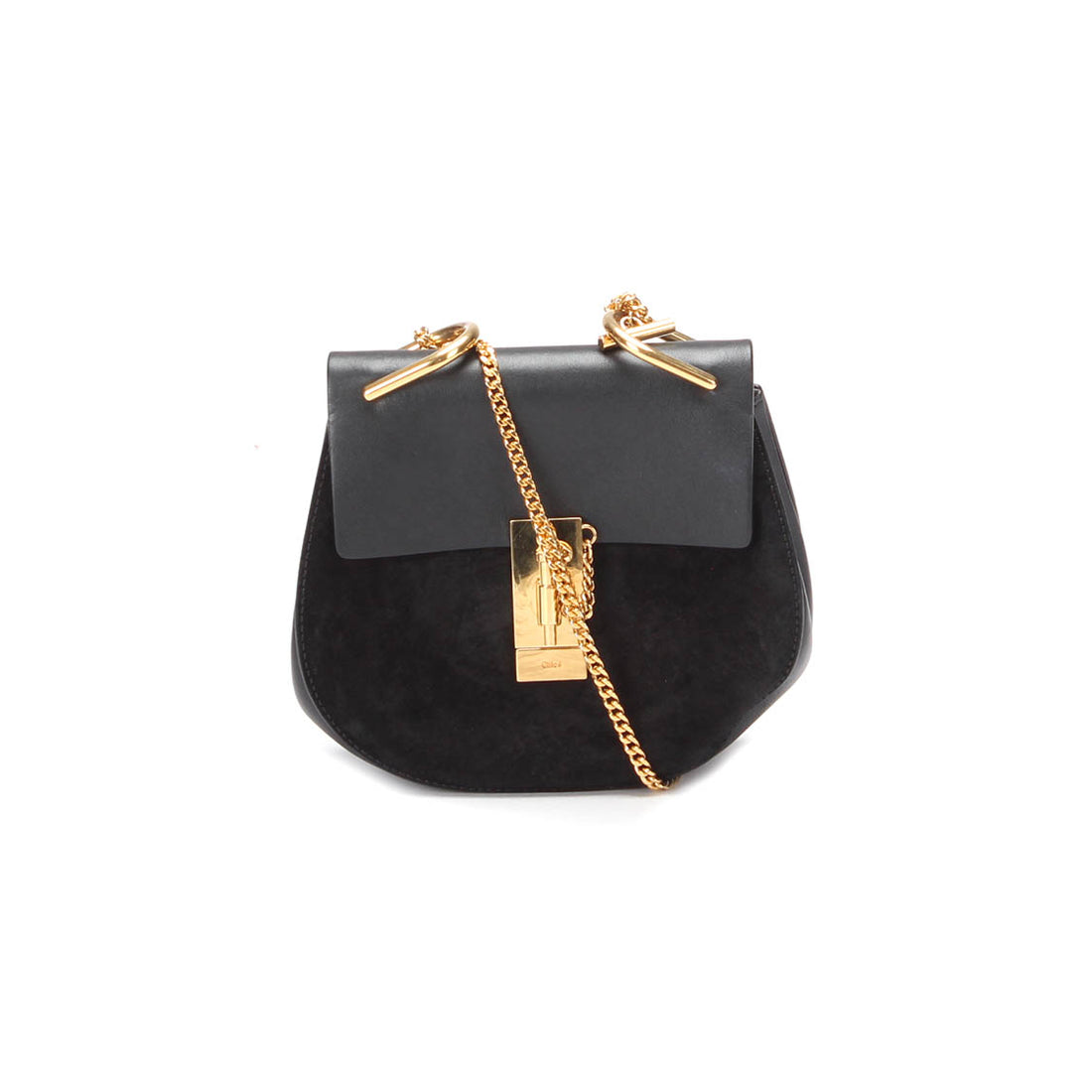 Suede Leather Drew Crossbody Bag