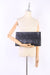 XL Embossed Leather Clutch Bag