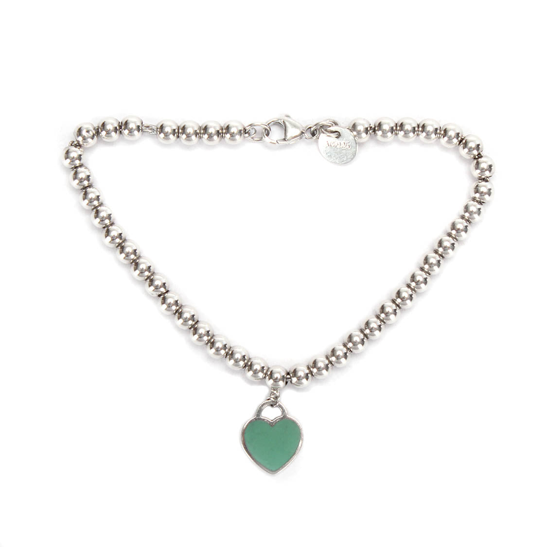 Sterling Silver Return to Tiffany Chain Heart Bracelet