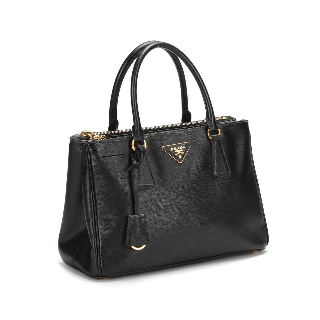 Saffiano Double Zip Galleria Tote Bag