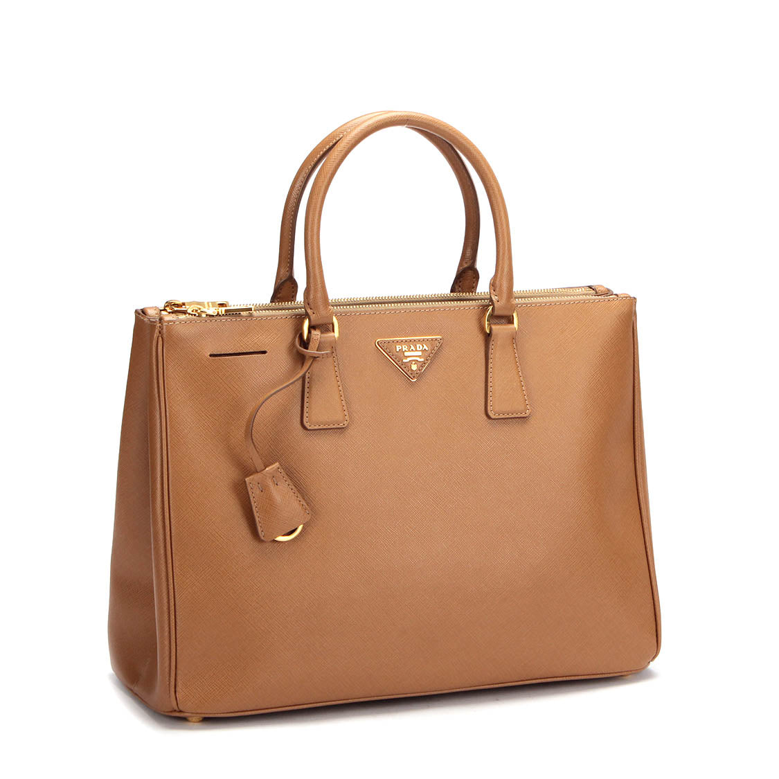 Saffiano Double Zip Galleria Tote Bag BN2274