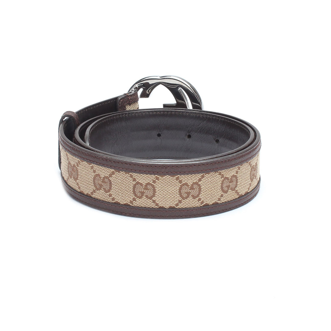 GG Canvas Interlocking G Belt 114876