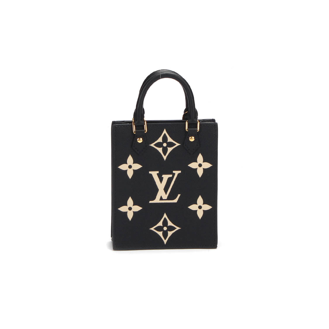 Louis Vuitton Monogram Empreinte Petit Sac Plat, Black