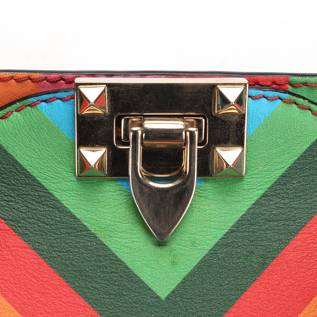 Rainbow Rockstud Tote Bag