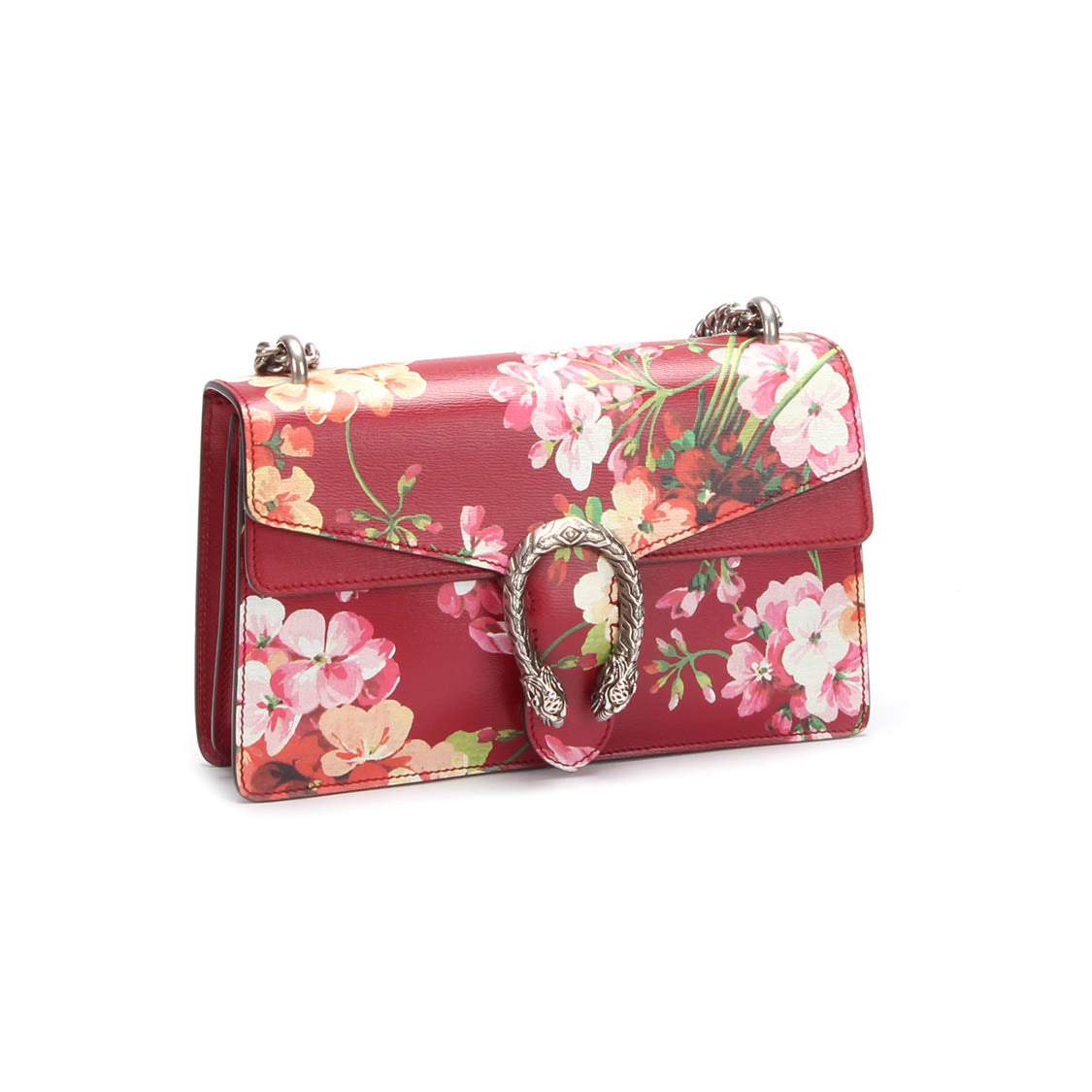 Small Dionysus Blooms Cerise Shoulder Bag 400249