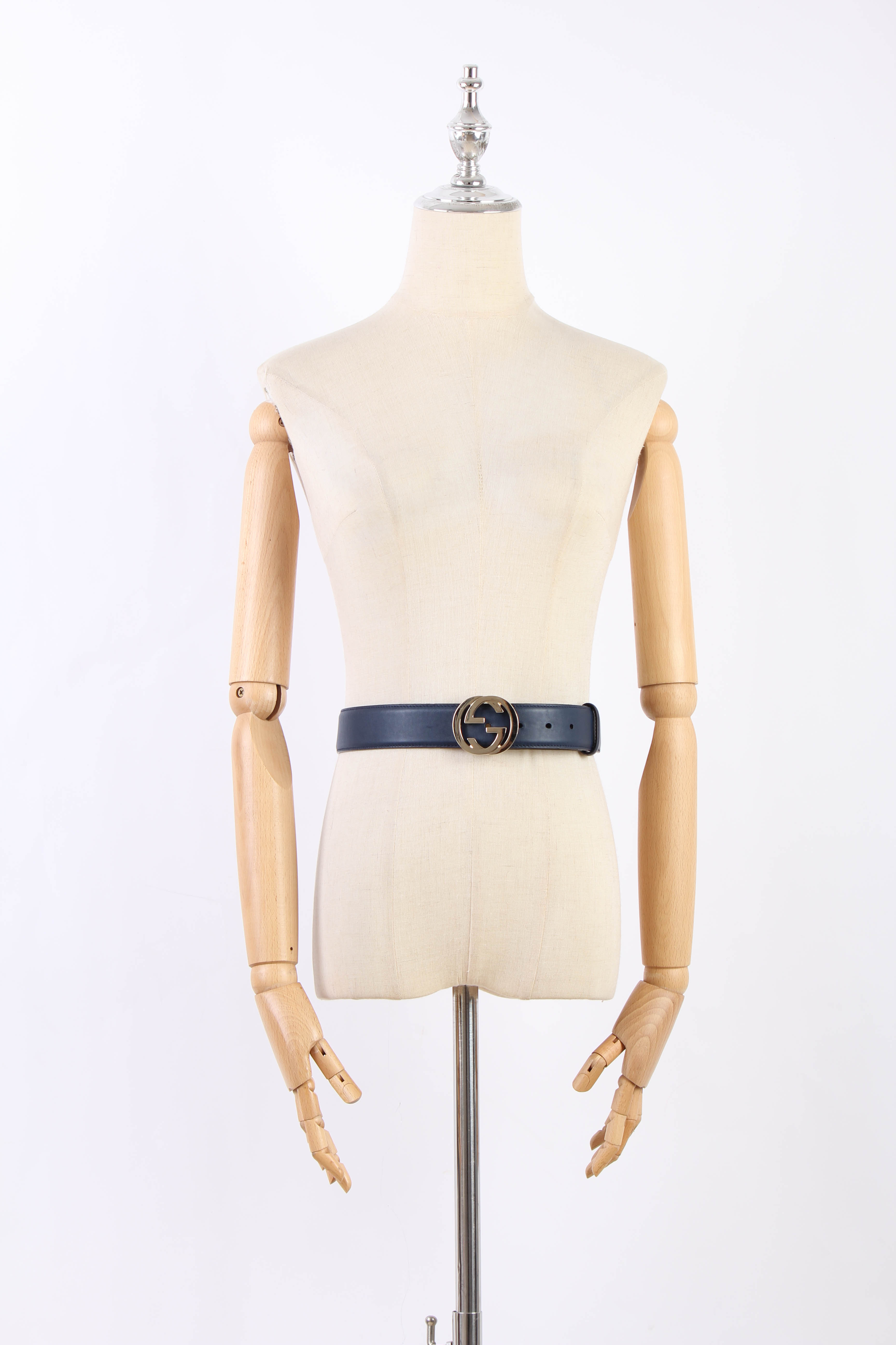 Interlocking G Leather Belt 546386