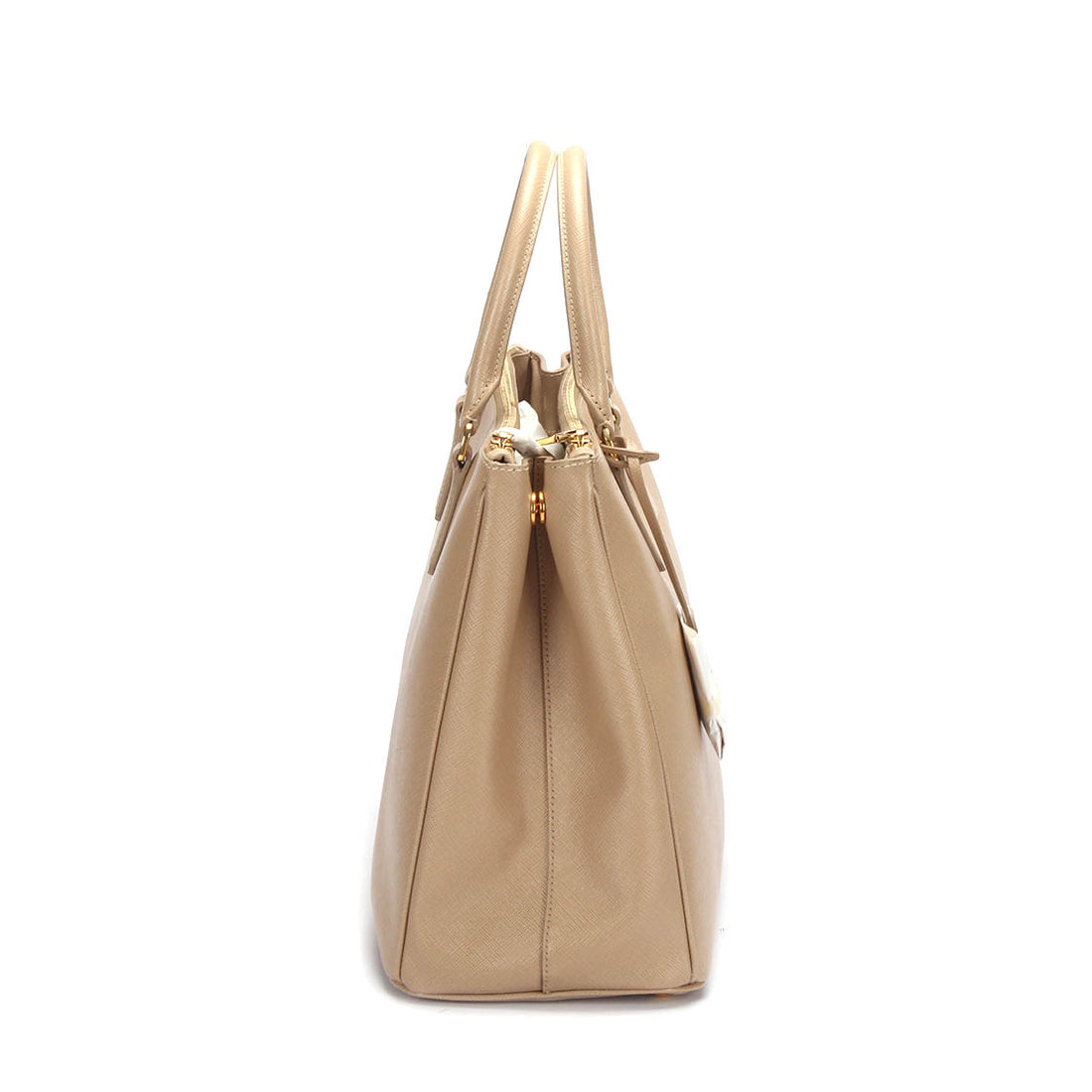 Saffiano Double Zip Galleria Tote Bag