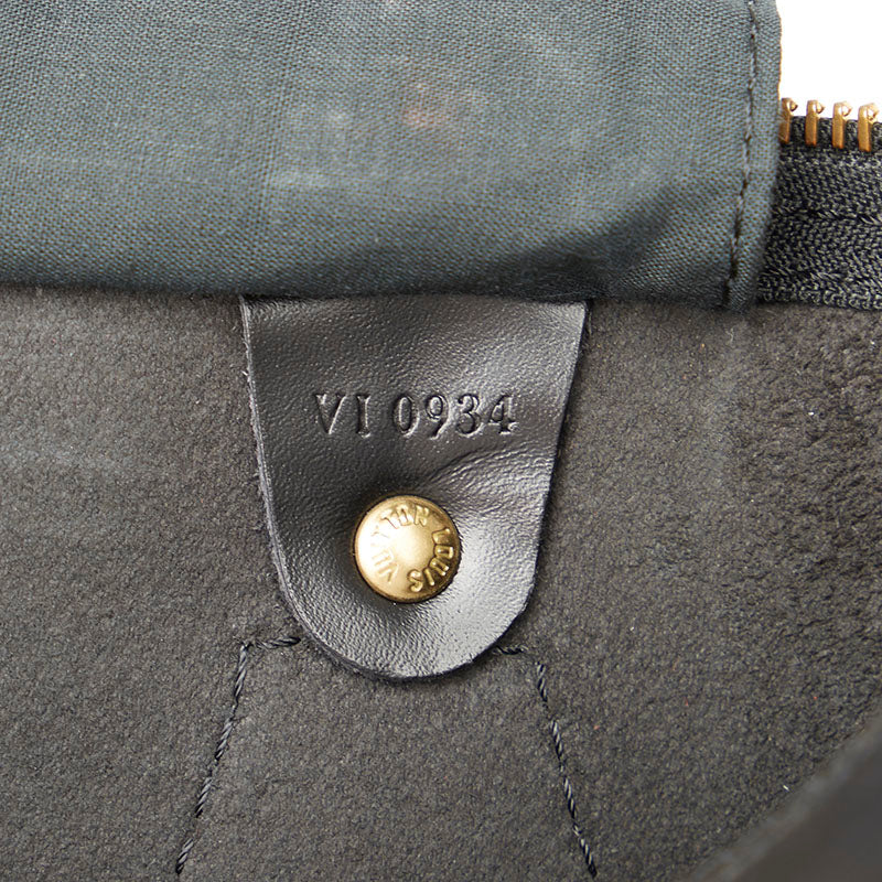Louis Vuitton Epi Speedy 30 Black Leather Boston Bag VI0934