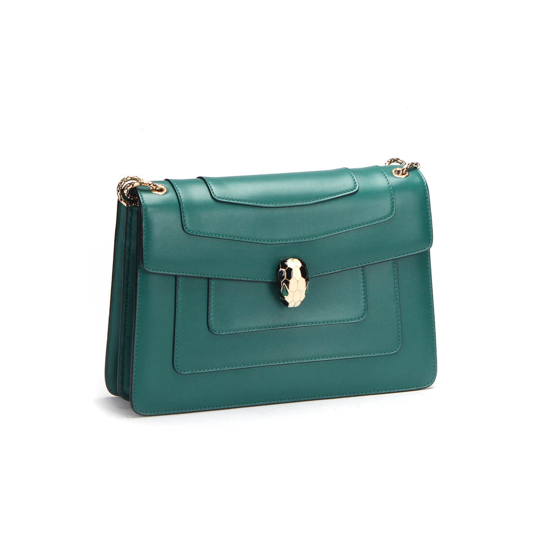 Serpenti Forever Leather Shoulder Bag