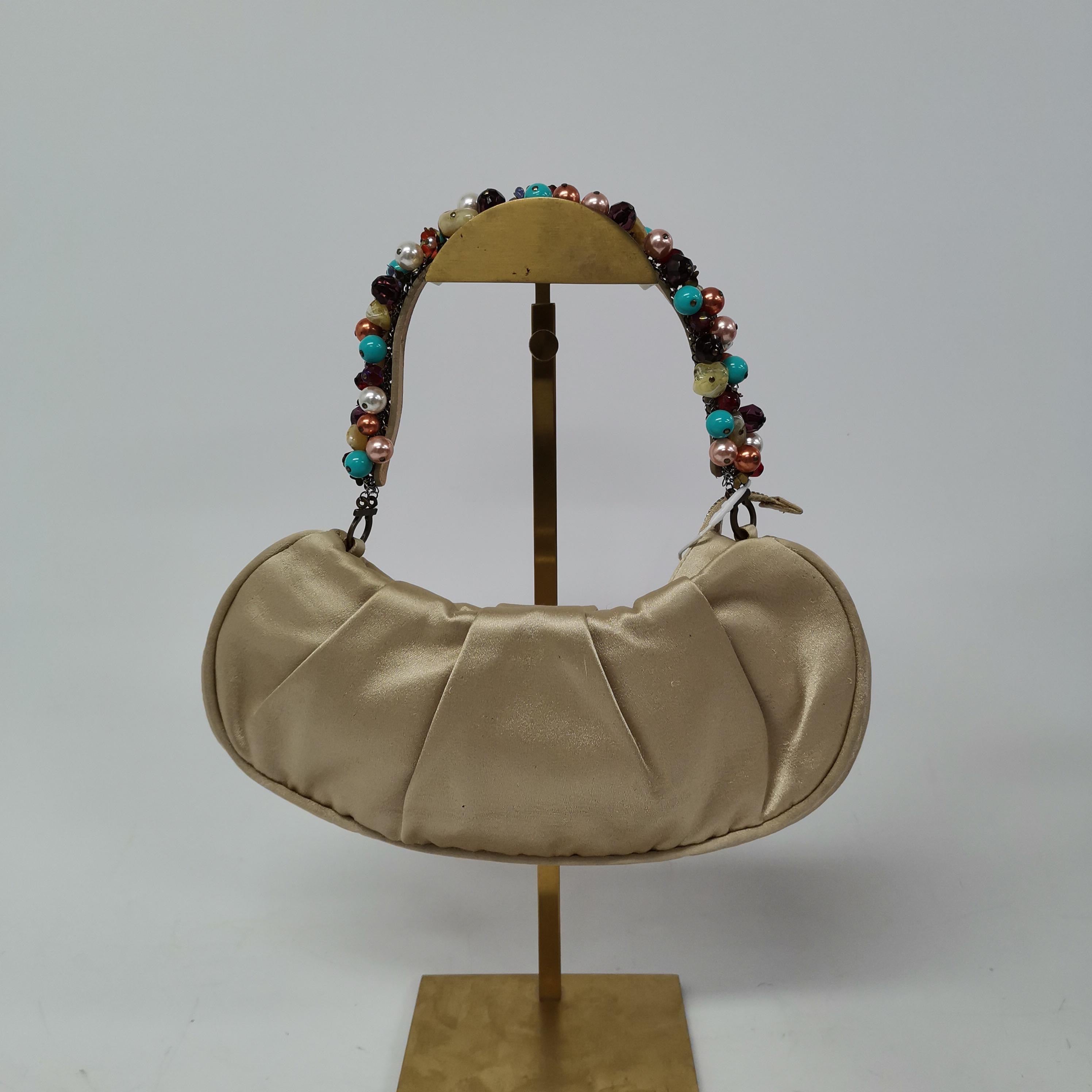 Satin Embellished Handbag