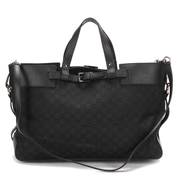 GG Canvas Buckle Tote 336663