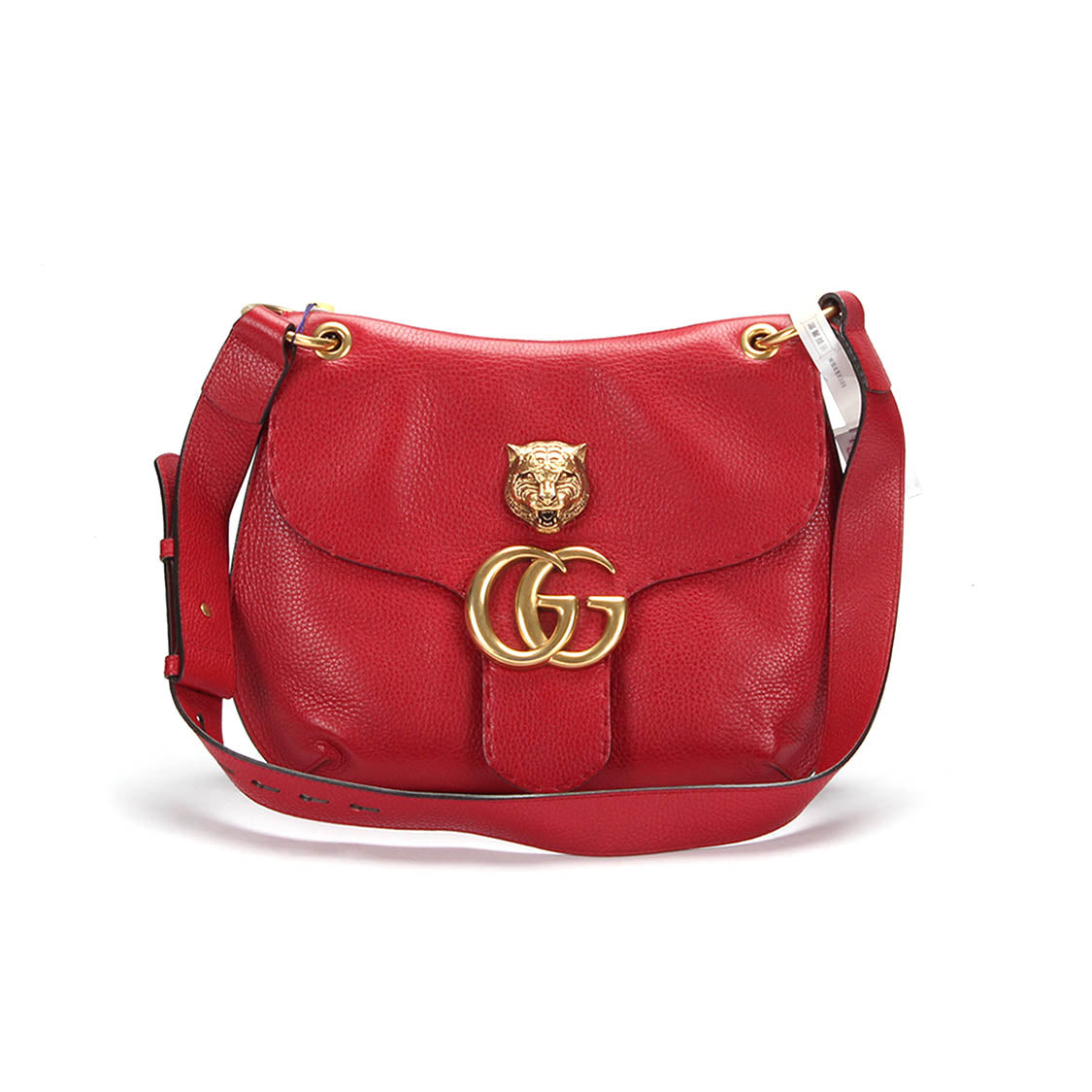 GG Marmont Leather Crossbody Bag 409154