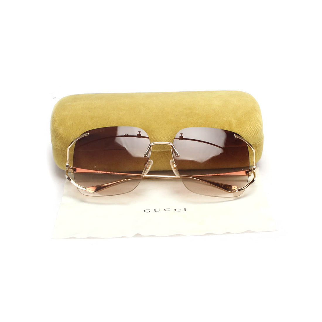 Oversized Square Tinted Sunglasses 60-17-135