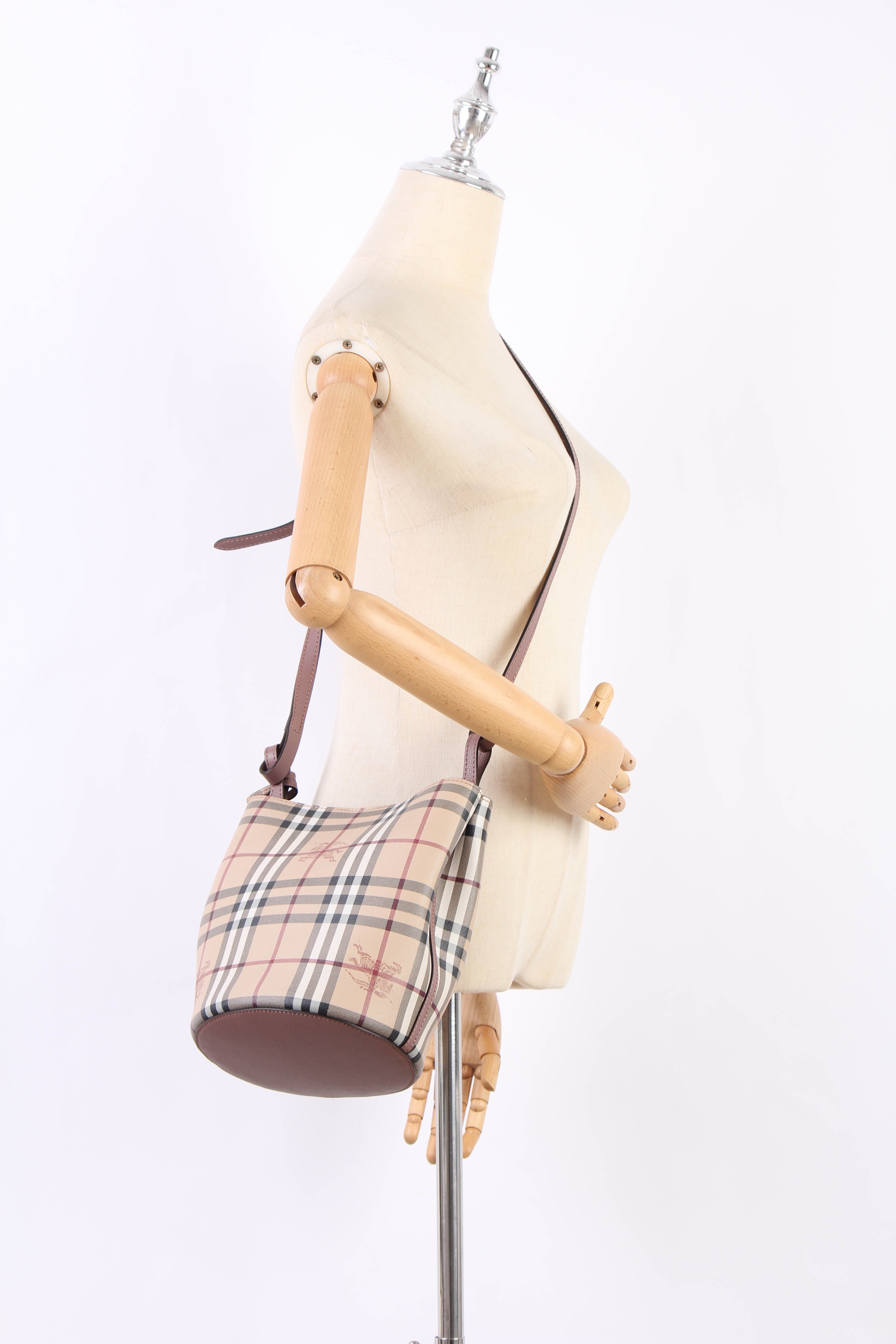 Haymarket Check Lorne Bucket Bag